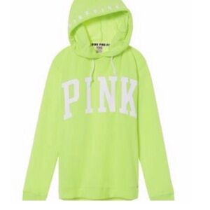 Victoria’s Secret Pink Hoodie Sweatshirt Tunic with Pockets. Sz Small. NWT